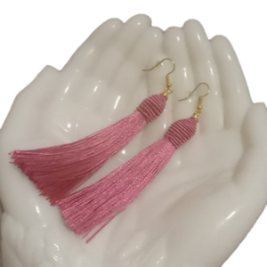 Barbie Pink Tassle Earrings